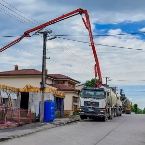 Dodávka betónu – rodinný dom Námestovo